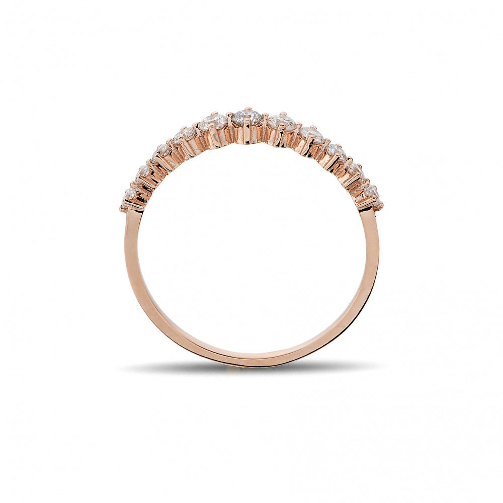  0,42 CARAT YARIMTUR Pırlanta Yüzük