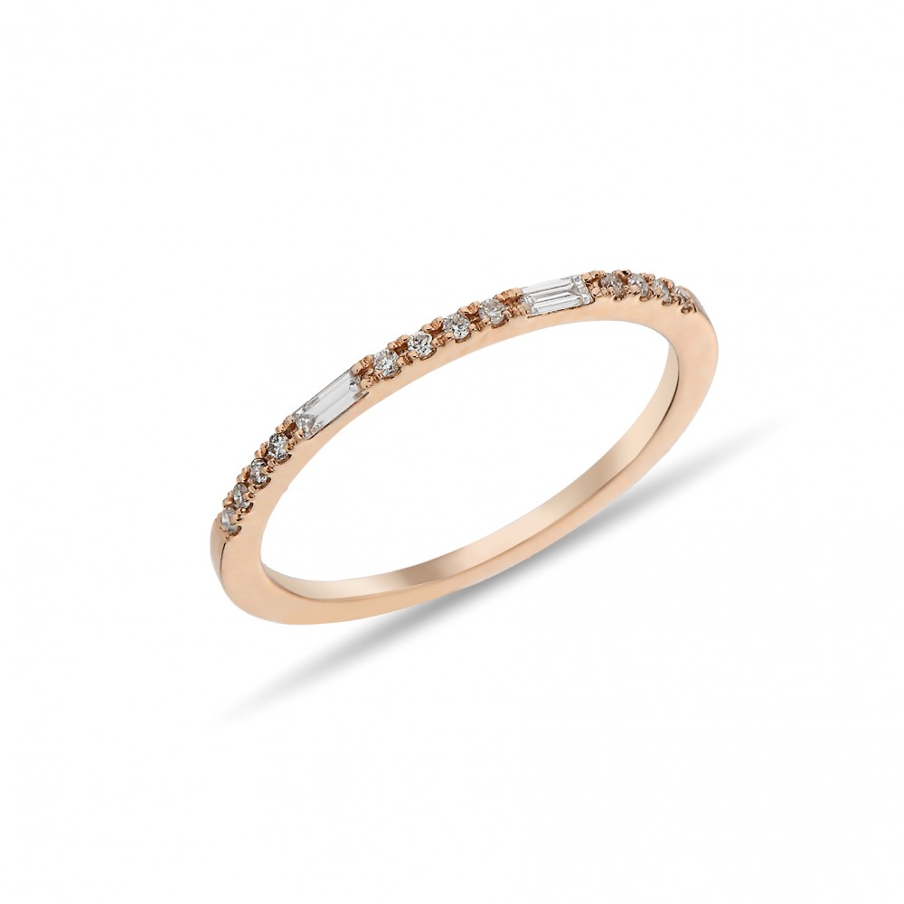  0,14 CARAT YARIMTUR Pırlanta Yüzük