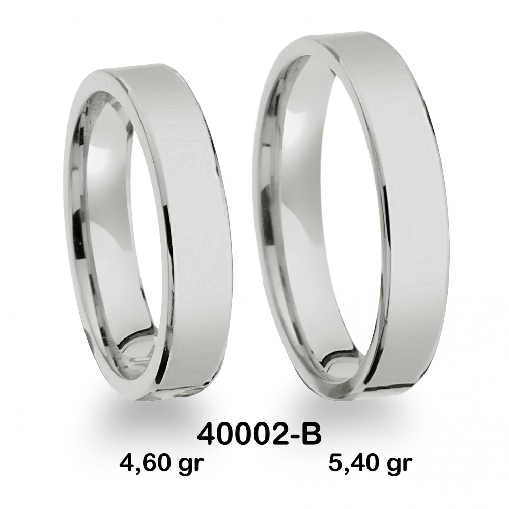 Beyaz Alyans Modeli-40002-B