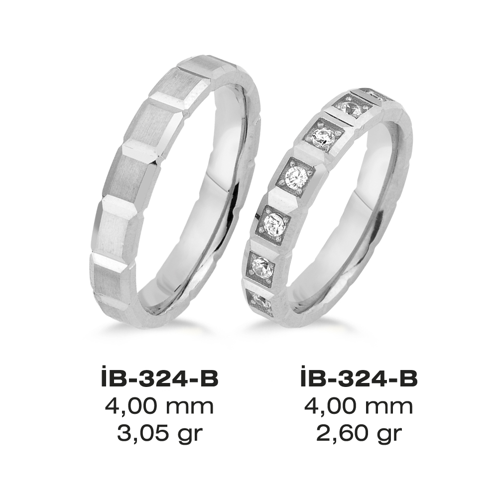 Beyaz Alyans Modeli-324-B