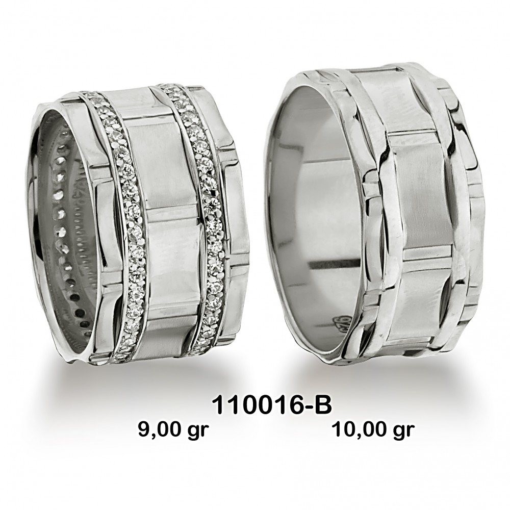Beyaz Alyans Modeli-110016-B