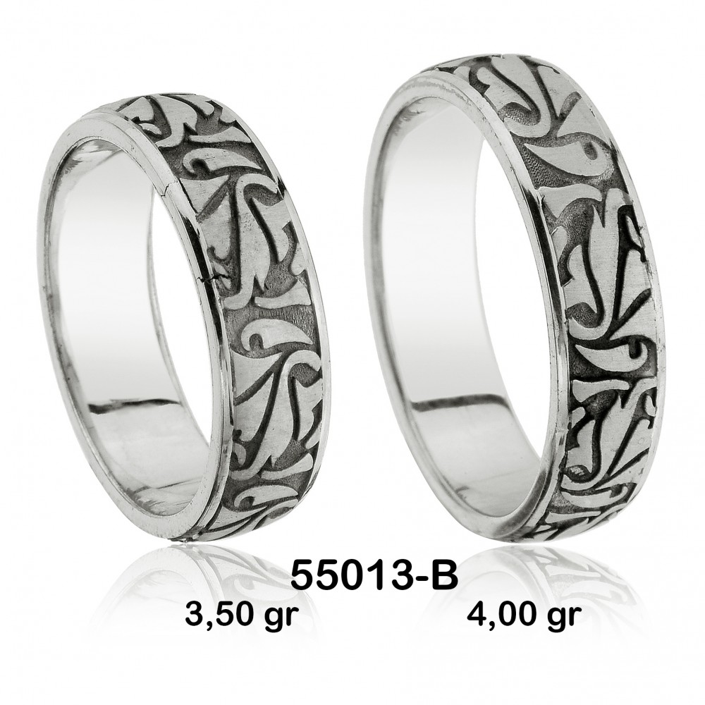 Beyaz Alyans Modeli-55013-B
