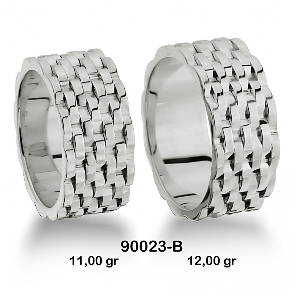 Beyaz Alyans Modeli-90023-B