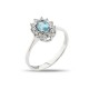 2,24 Karat Pırlantalı London Blue Takım