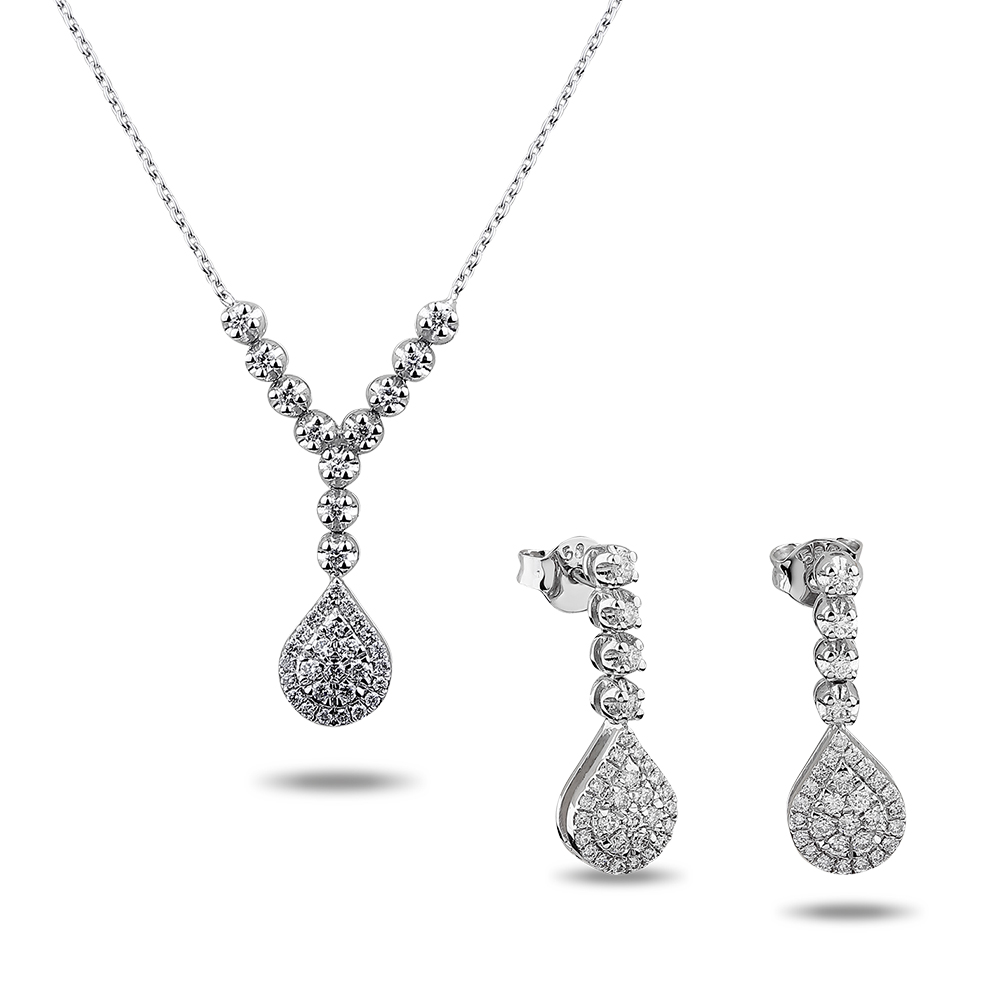 0,84 Karat Pırlanta Fantezi Takım