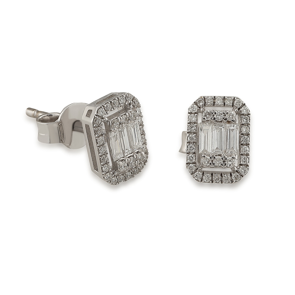 0,43 Karat Pırlanta Baget Takım