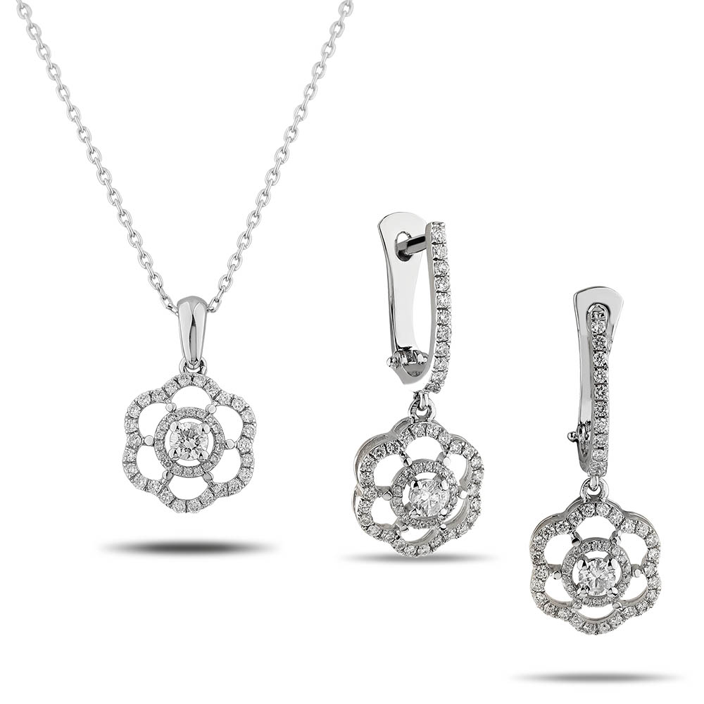 0,86 Karat Pırlanta Fantazi Takım