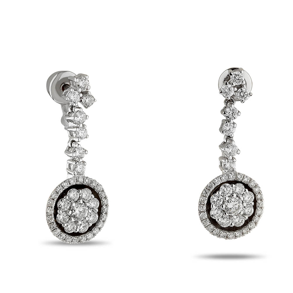 1,19 Karat Pırlanta Fantezi Küpe