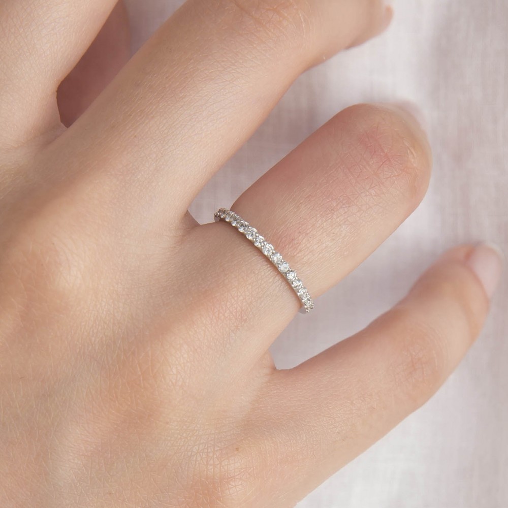 0.32 Karat Yarımtur Pırlanta Yüzük