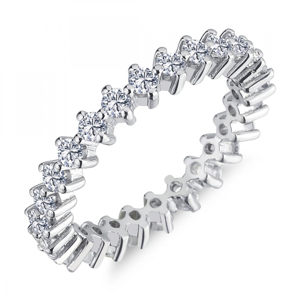  0.75 Karat Pırlanta Tamtur Yüzük 